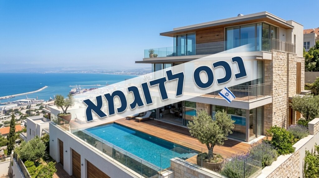וילת יוקרה עם בריכה ונוף למפרץ, יפה נוף 105, חיפה